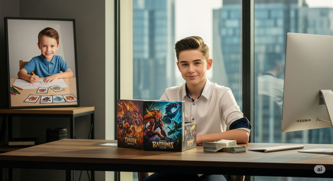 Un enfant invente un jeu de cartes à 7 ans… et devient millionnaire à 15 ans