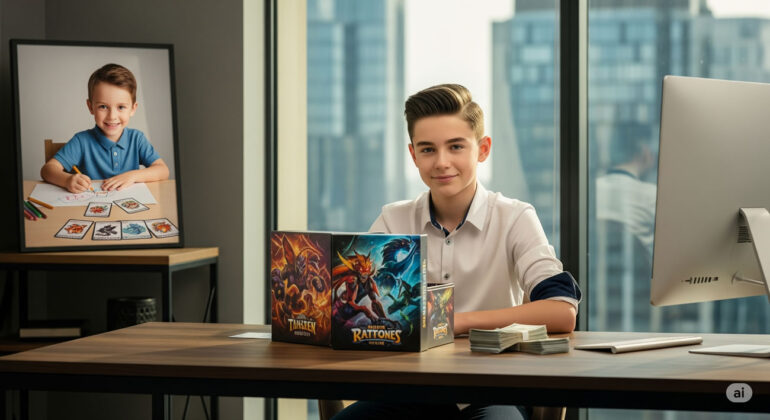 Un enfant invente un jeu de cartes à 7 ans… et devient millionnaire à 15 ans