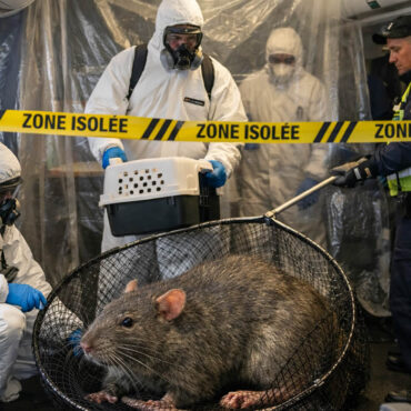 Un énorme rat découvert dans un avion en plein vol