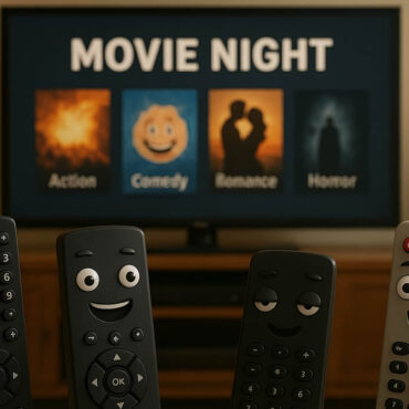 Un salon organise… des soirées où les télécommandes choisissent le film toutes seules