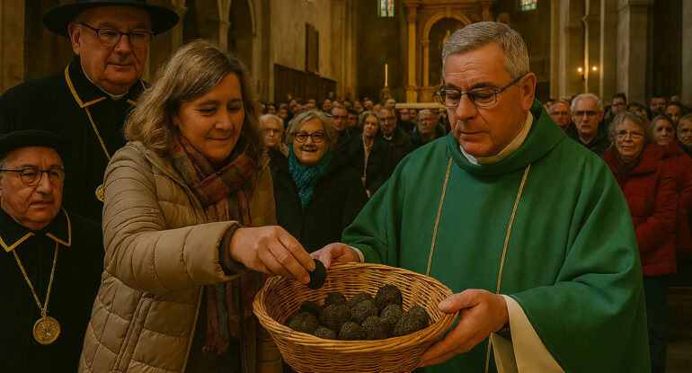La messe aux truffes de Richerenches : quand la foi rencontre le parfum de la terre