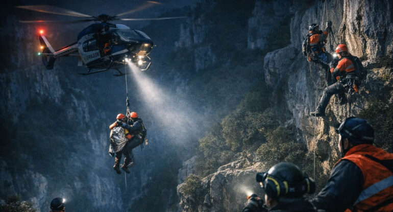Deux randonneurs secourus en pleine nuit grâce à des drones thermiques