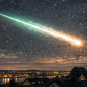 Une boule de feu traverse le ciel d’Europe : un météore explose au‑dessus de l’Allemagne